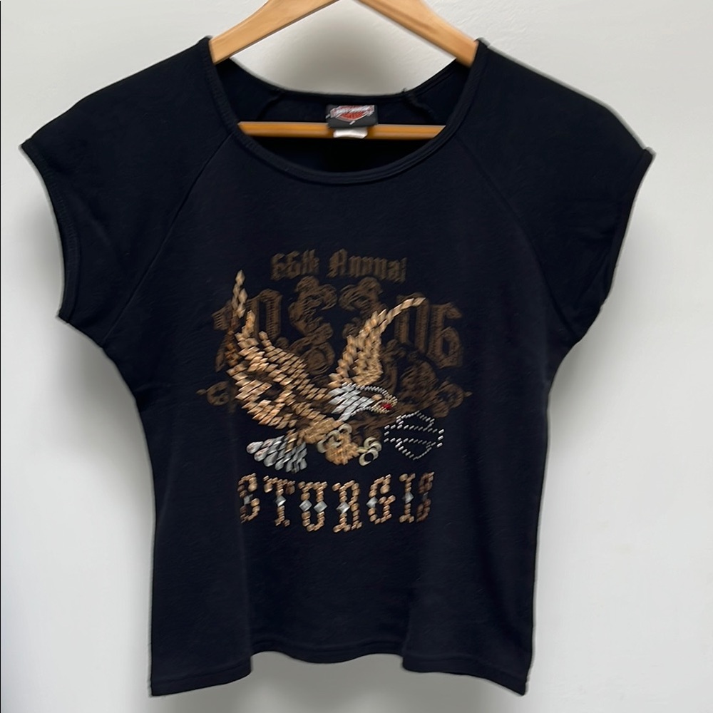 Harley Davidson Motorcycle women’s T shirt Sturgis Small